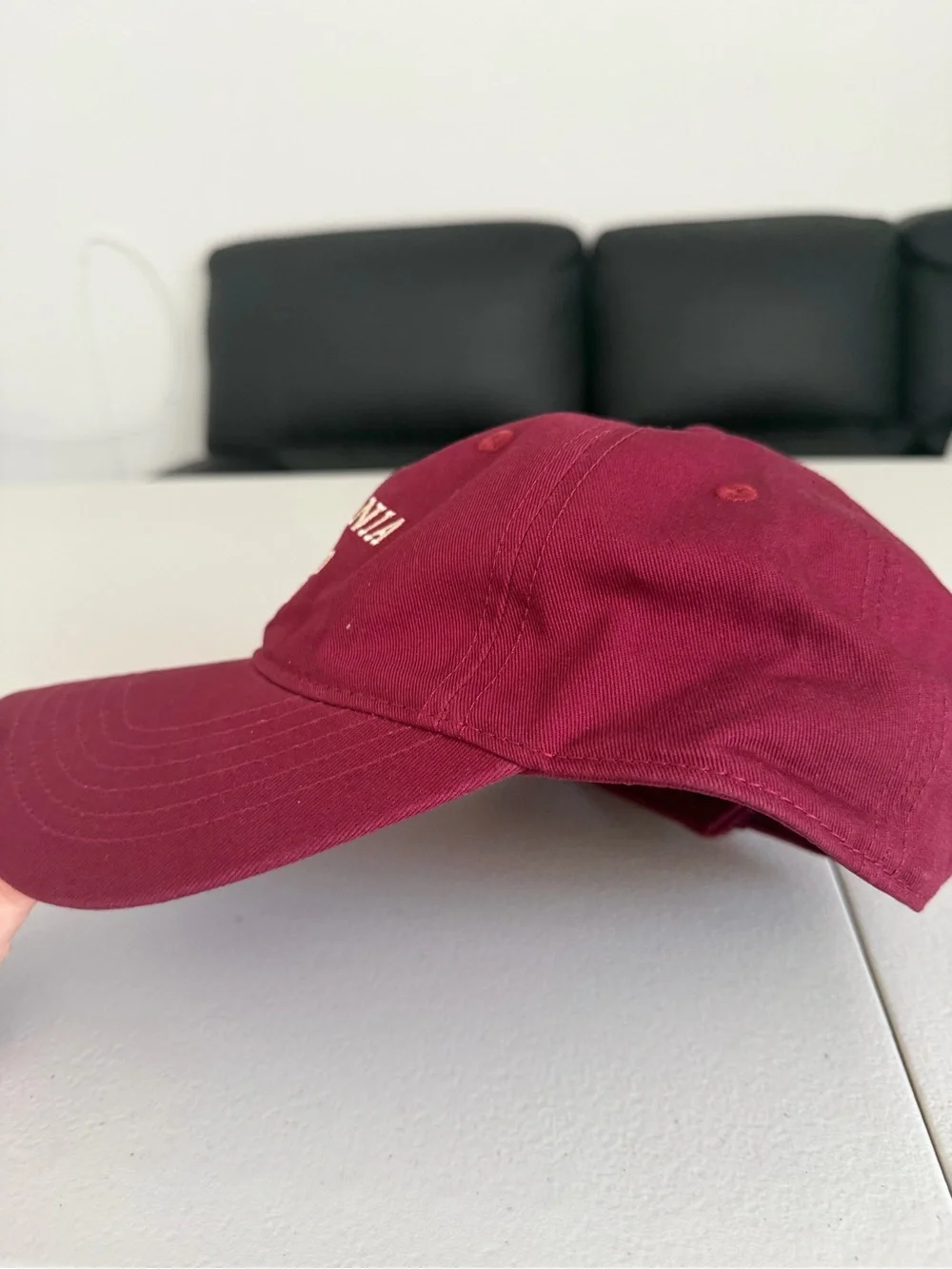 California Hollywood 24/7 Kids Baseball Cap - Burgundy